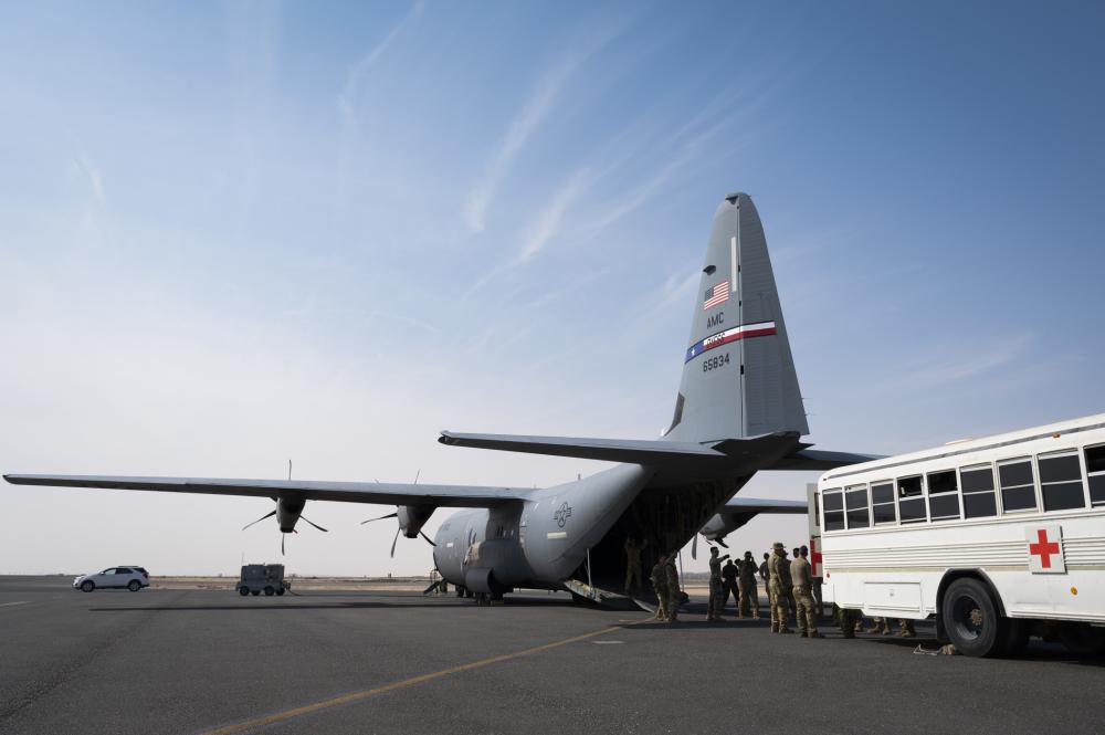 405 EAES and 386 EMDS perform life-saving training at Ali Al Salem Air Base