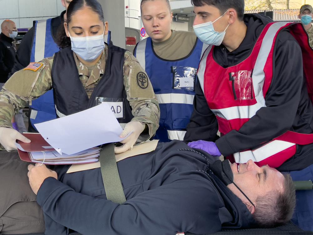 Joint service exercise highlights European theater emergency response