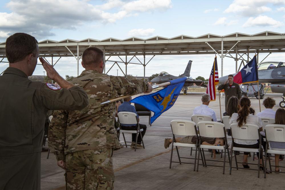 182nd Fighter Squadron Change of Command