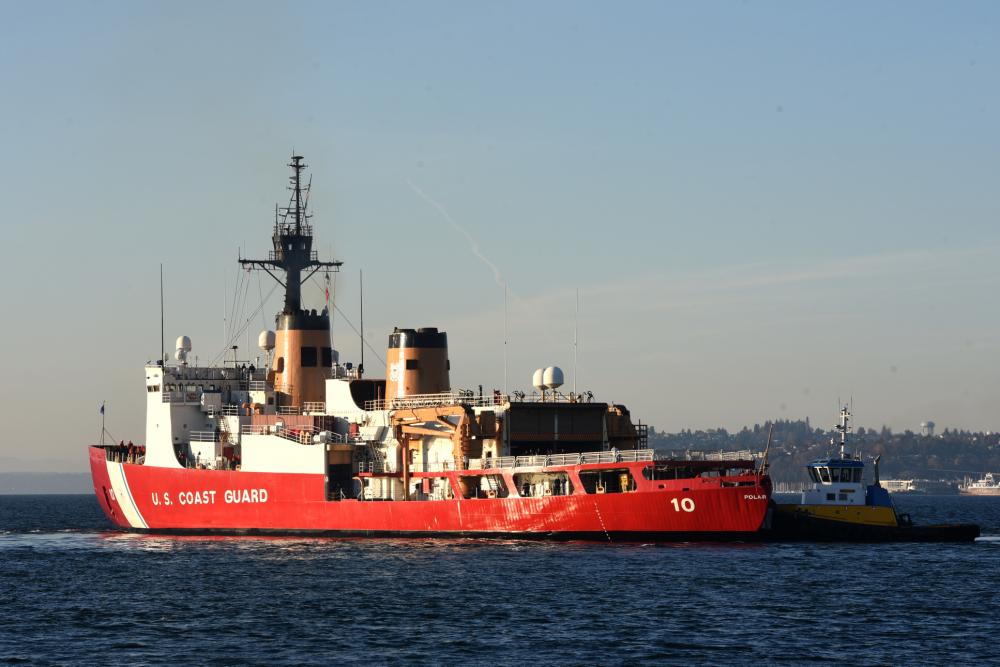 Coast Guard Cutter Polar Star departs Seattle bound for Antartica 