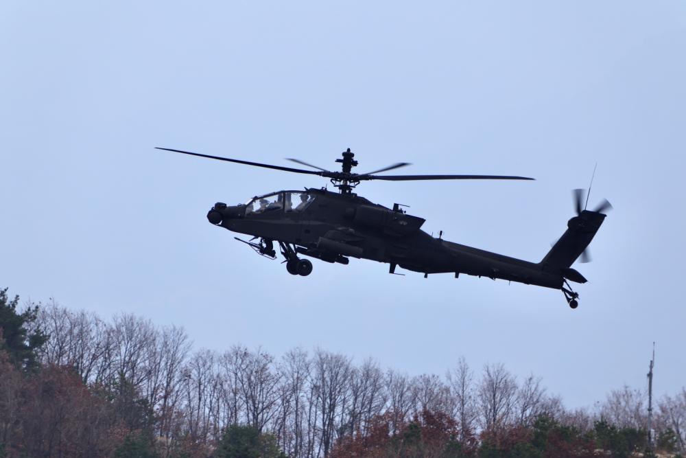 U.S. Army Apaches Conduct Aerial Gunnery at Nightmare Range