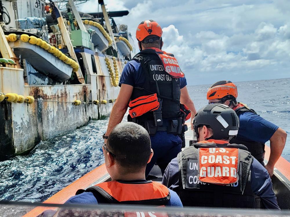U.S. Coast Guard conducts fisheries boarding in Federated States of Micronesia EEZ