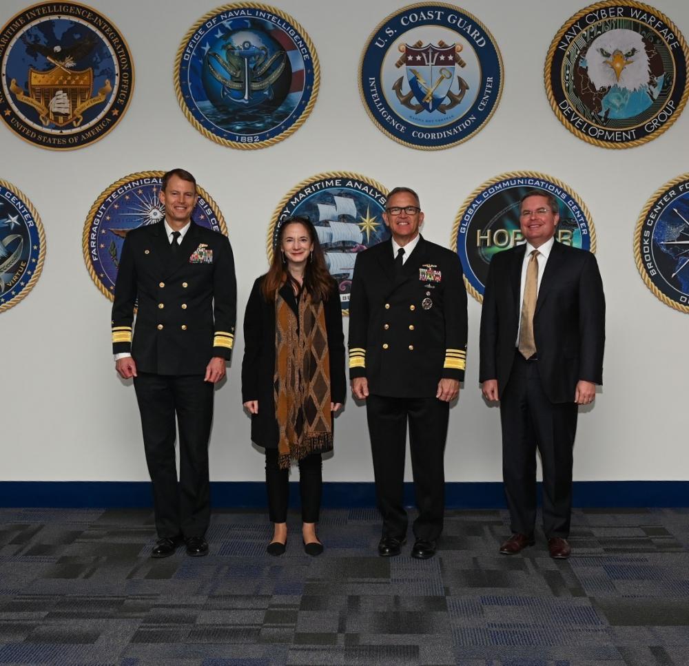 DNI HAINES VISITS ONI FOR STRATEGIC BRIEFINGS