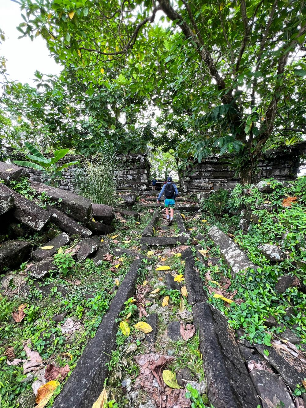 The USCGC Frederick Hatch (WPC 1143) crew visit the UNESCO World Heritage site of Nan Modal in Pohnpei, Federated States of Micronesia, on Nov. 23, 2022. 