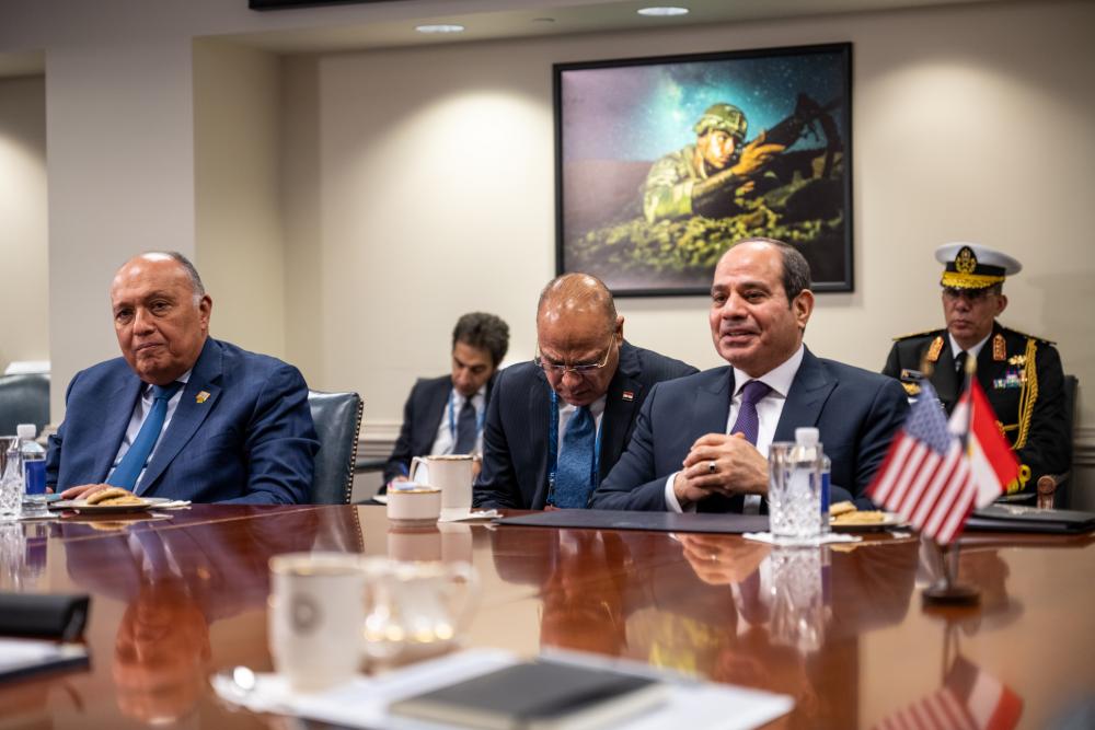 Secretary Austin hosts Egyptian President Abdel Sisi