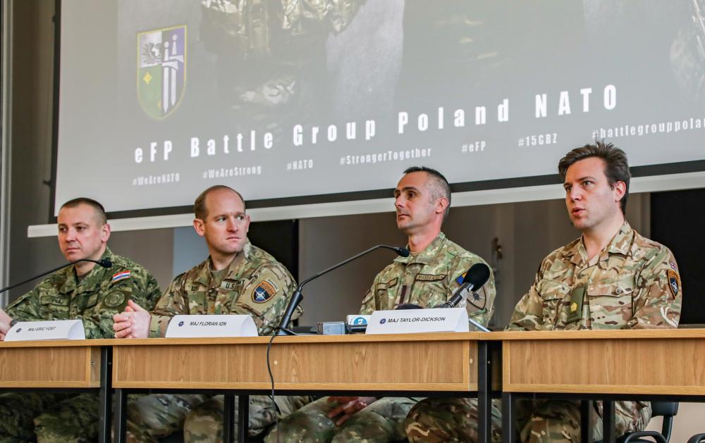 NATO Media Tour Highlights eFP Battle Group Poland