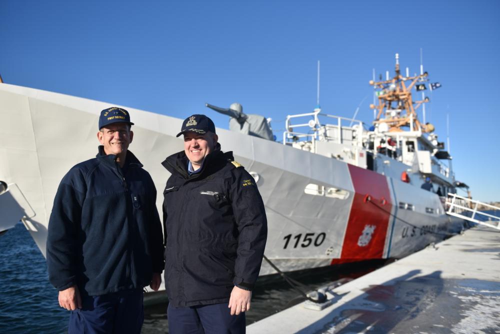 Canadian coast guard visits Boston