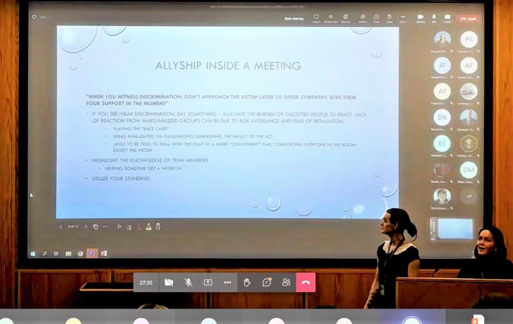 NSWCPD Personnel Host “Intro to Allyship: Women and LGBT” Event