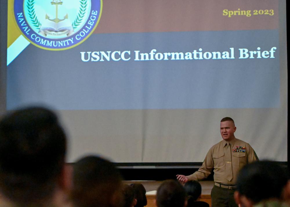 USNCC Briefs at Ft. George G. Meade