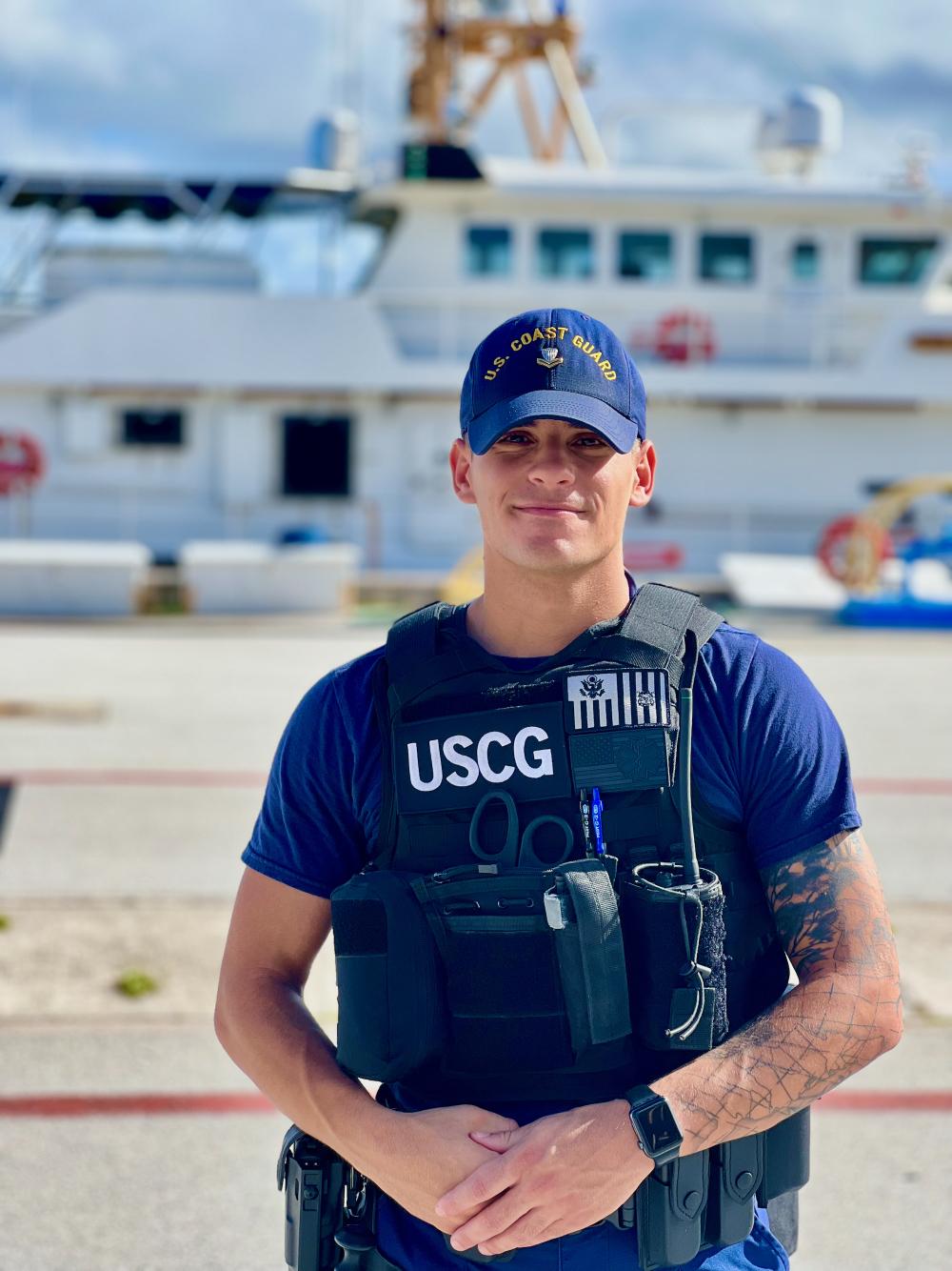 U.S. Coast Guard Forces Micronesia/Sector Guam's ME2 Lombardi
