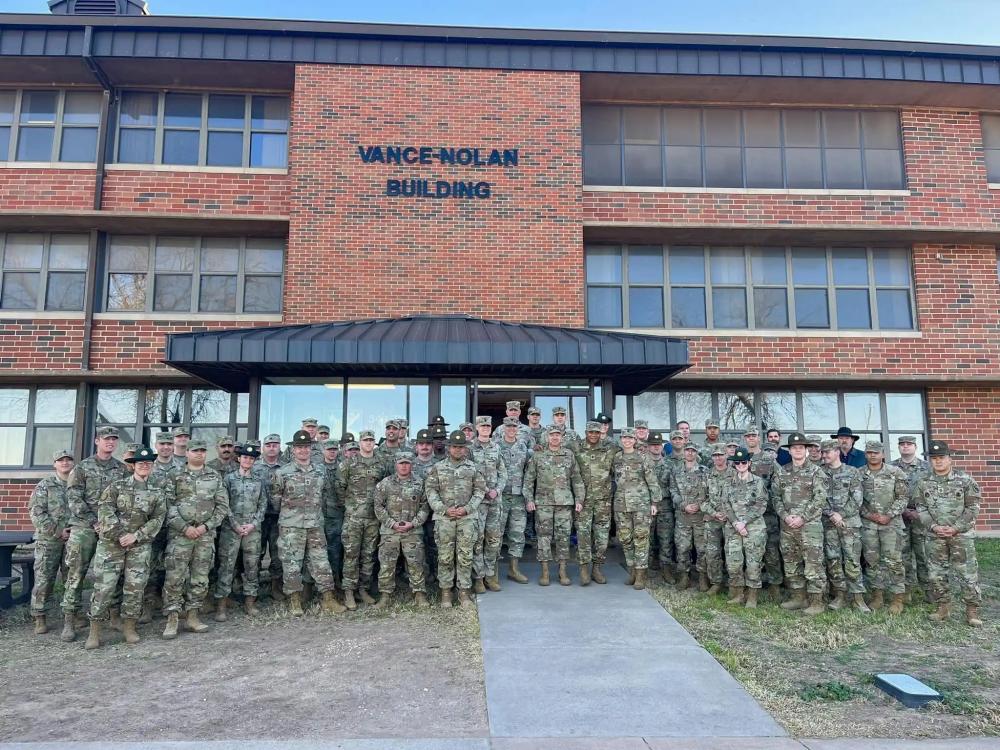 USAICoE CG visits Silent Sentinels Battalion at Goodfellow AFB