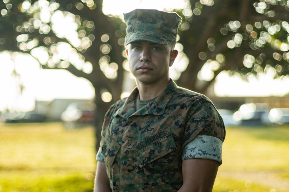 U.S. Marine runs toward gunfire, provides lifesaving aid