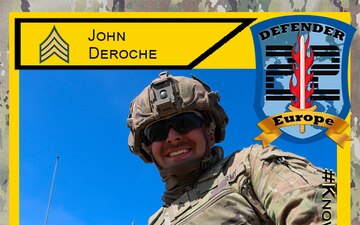Know Your Defender - Sgt. John Deroche
