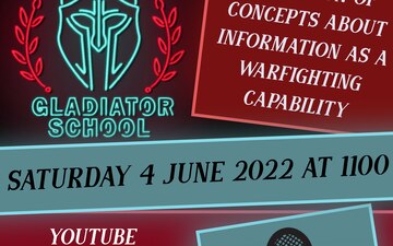 Gladiator School Podcast Flyer