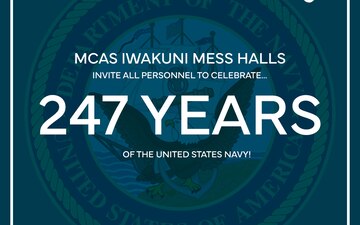 247th Navy Birthday Lunch Flyer