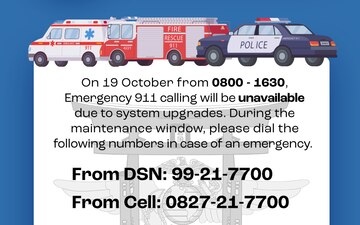 Emergency Services System Upgrade Graphic
