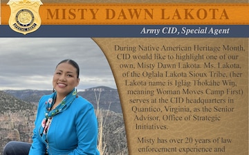 Army CID Celebrates Native American Heritage Month