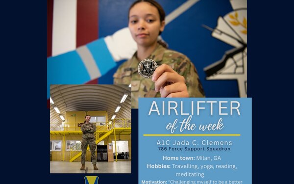 Airman of the Week A1C Jada C. Clemens